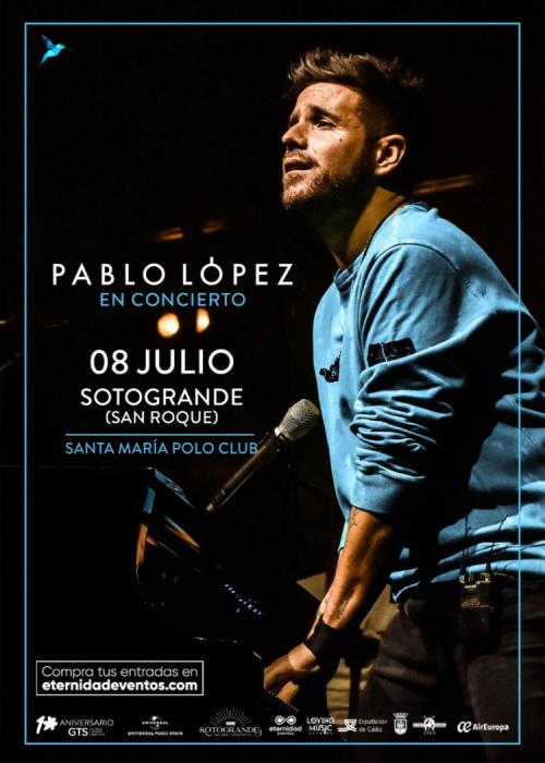 Concierto de Pablo López en San Roque