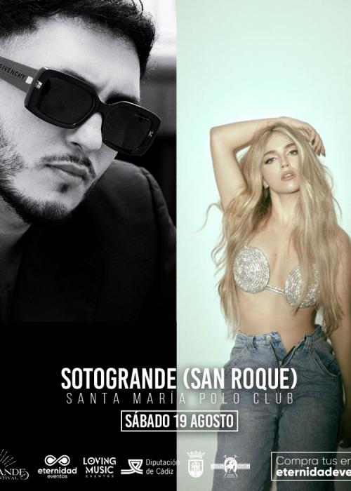 Concierto de Ana Mena + Omar Montes en San Roque