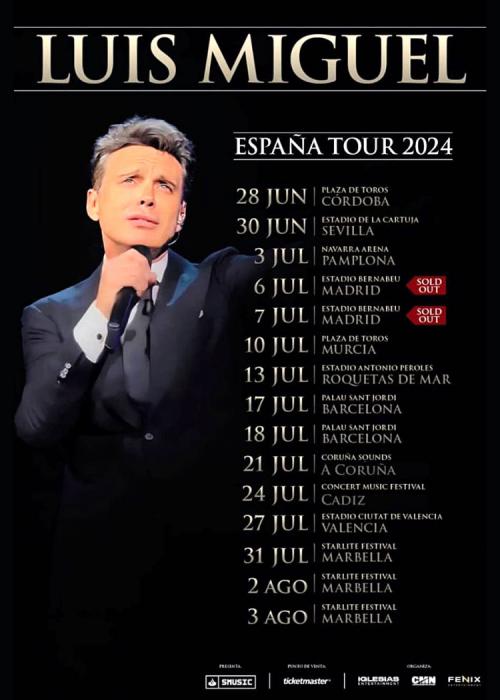 Concierto de Luis Miguel en Roquetas de Mar