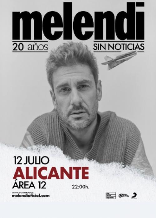 Concierto de Melendi en Alicante