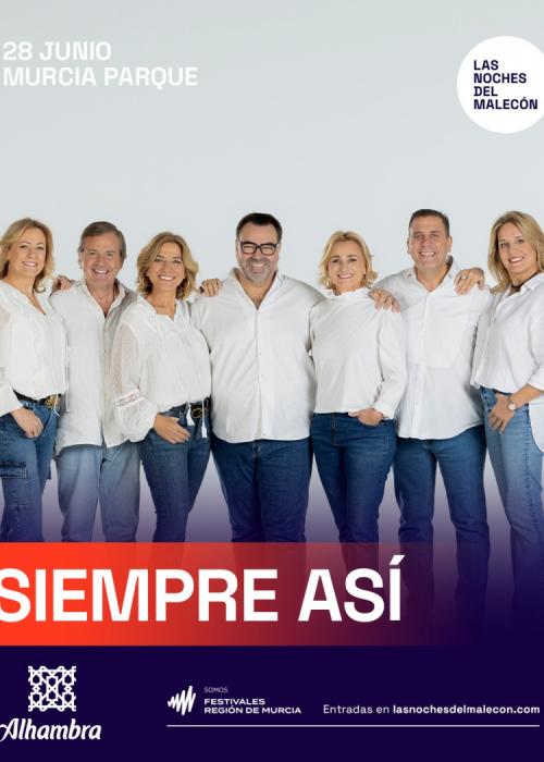 Concierto de Siempre Así en Murcia