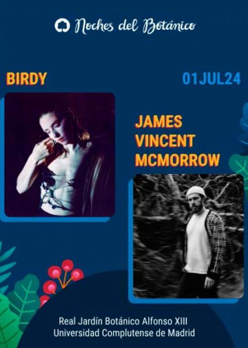 Concierto de Birdy + James Vincent McMorrow en Madrid