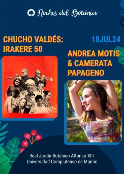Concierto de Chucho Valdés + Andrea Motis & Camerata Papageno en Madrid