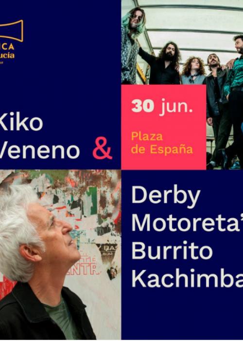 Concierto de Kiko Veneno + Derby Motoreta's Burrito Kachimba en Sevilla