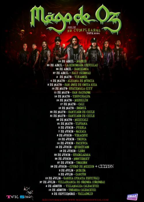 Concierto de Mago de Oz + Saurom en Córdoba