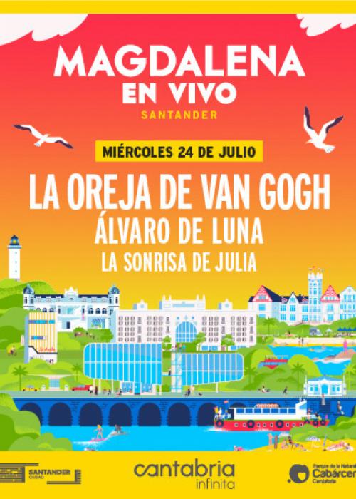 La Oreja de Van Gogh + Álvaro de Luna + La Sonrisa de Julia en Santander