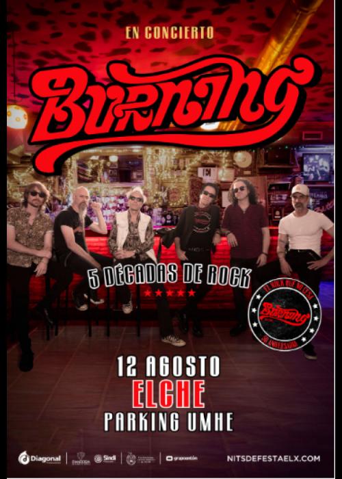 Concierto de Burning en Elche