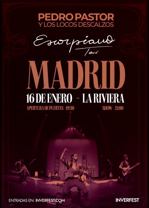 Pedro Pastor & Los Locos Descalzos en Madrid