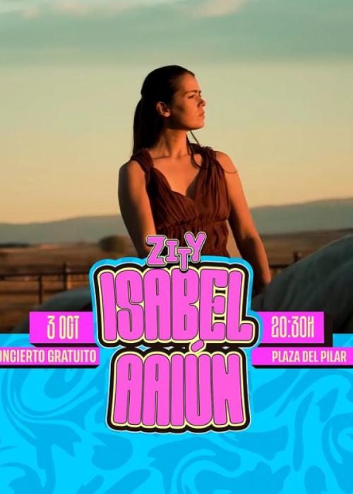 Concierto de Isabel Aaiún en Zaragoza