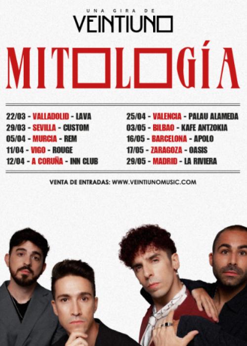 Concierto de Veintiuno en Barcelona