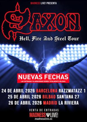 Concierto de Saxon en Madrid