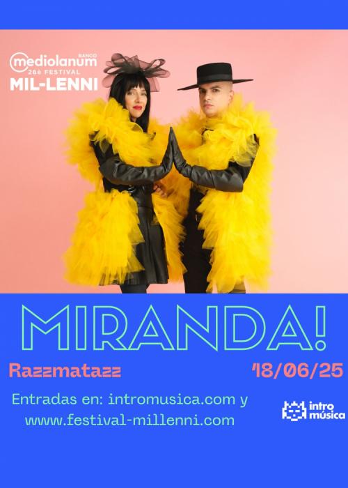 Concierto de Miranda! en Barcelona