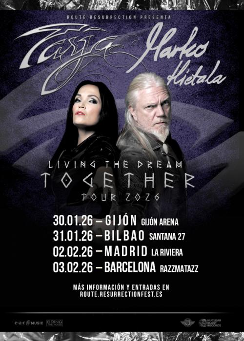 Tarja Turunen + Marko Hietala en Bilbao