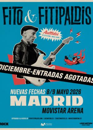 Concierto de Fito & Fitipaldis en Madrid (Tercera Fecha)