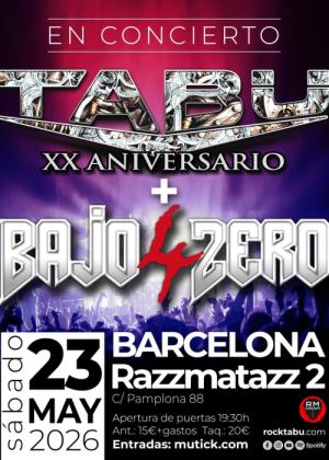 Concierto de Tabü en Barcelona