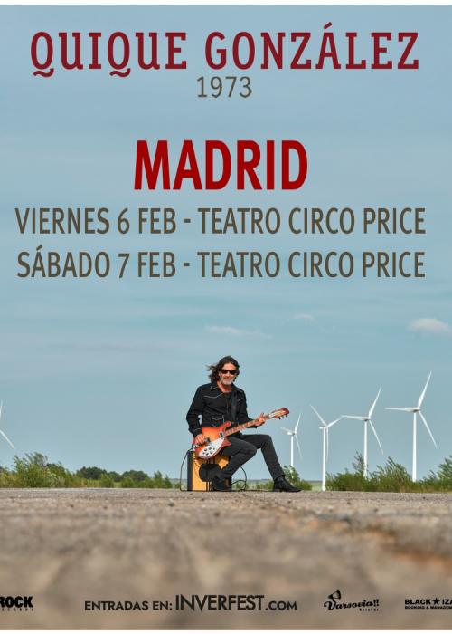 Concierto de Quique González en Madrid (Segunda Fecha)