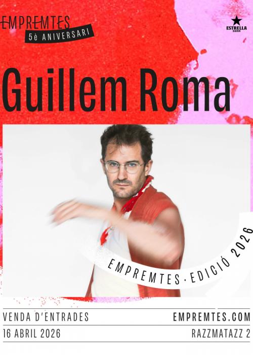 Concierto de Guillem Roma en Barcelona