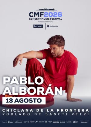 Concierto de Pablo Alborán en Chiclana de la Frontera