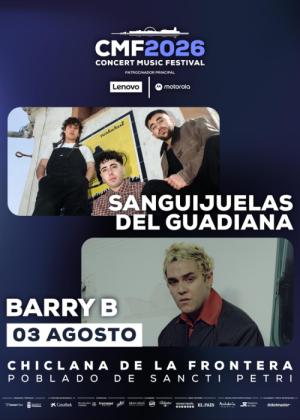 Sanguijuelas del Guadiana + Barry B en Chiclana de la Frontera