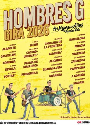 Concierto de Hombres G en Castellón