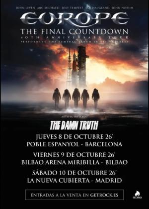 Concierto de Europe en Barcelona