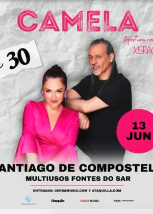 Concierto de Camela en Santiago de Compostela