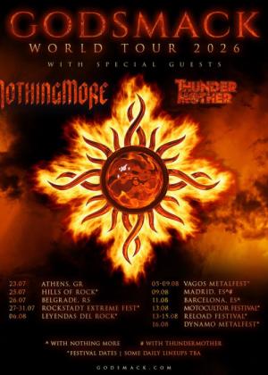 Concierto de Godsmack + Nothing More en Madrid
