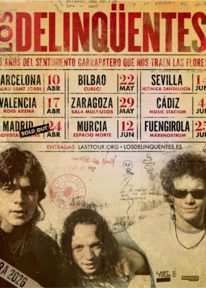 Concierto de Los Delinqüentes en Bilbao