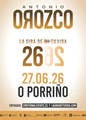 Concierto de Antonio Orozco en O Porriño