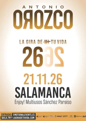 Concierto de Antonio Orozco en Salamanca