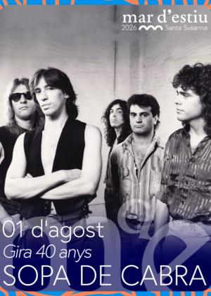 Concierto de Sopa de Cabra en Santa Susanna