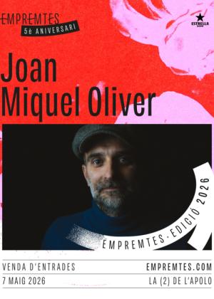 Concierto de Joan Miquel Oliver en Barcelona