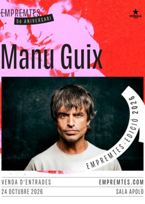 Concierto de Manu Guix en Barcelona