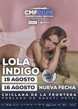 Concierto de Lola Índigo en Chiclana de la Frontera