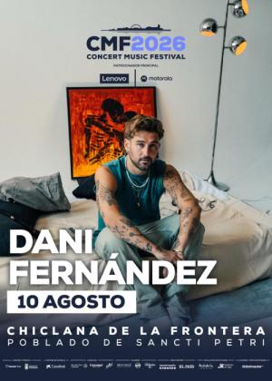 Concierto de Dani Fernández en Chiclana de la Frontera
