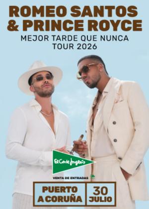 Concierto de Romeo Santos + Prince Royce en A Coruña