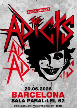 Concierto de The Adicts en Barcelona