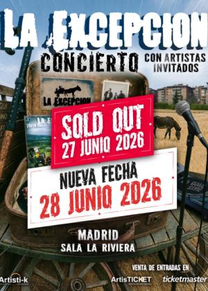 Concierto de La Excepción en Madrid (Segunda Fecha)