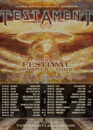 Concierto de Testament + Hellripper en Pamplona