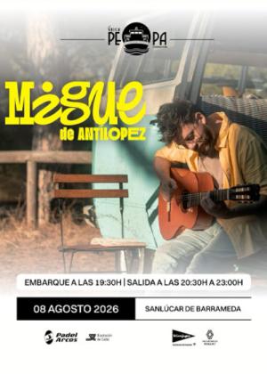 Concierto de Migue de Antílopez en Sanlúcar de Barrameda