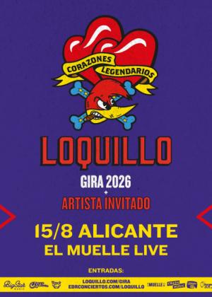 Concierto de Loquillo + Cliconautas en Alicante