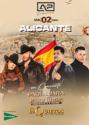 Concierto de Paola Jara + Jessi Uribe en Alicante
