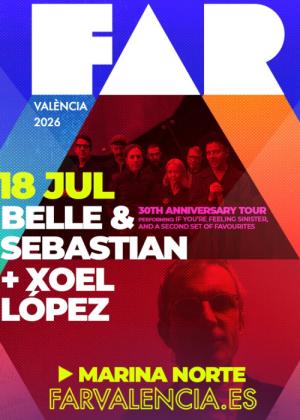 Concierto de Belle & Sebastian + Xoel López en Valencia