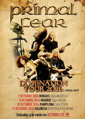 Concierto de Primal Fear en Burgos