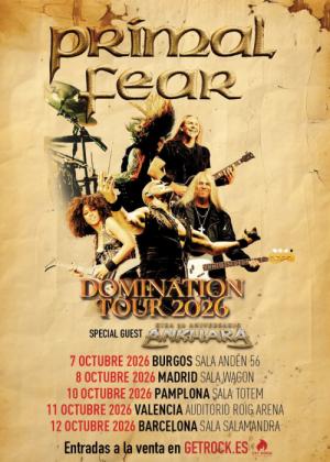 Concierto de Primal Fear en Burgos