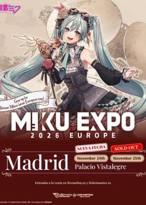 Hatsune Miku en Madrid (Nueva Fecha)