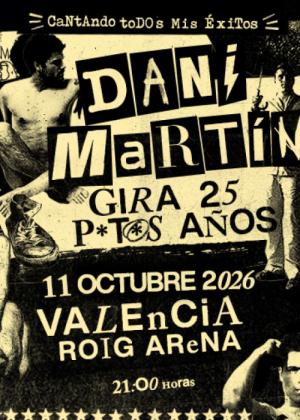 Concierto de Dani Martín en Valencia (Cuarta Fecha)