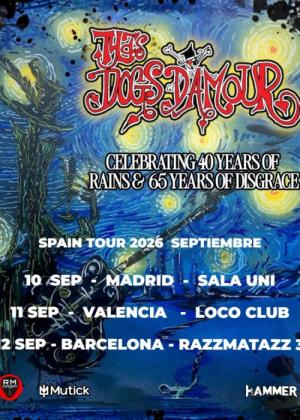 Concierto de Tyla's Dogs D'Amour en Barcelona
