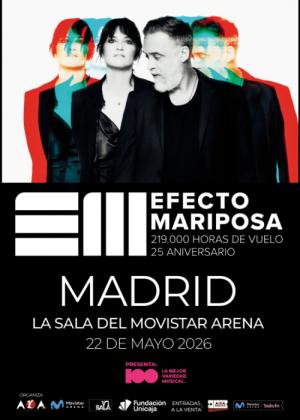 Concierto de Efecto Mariposa en Madrid