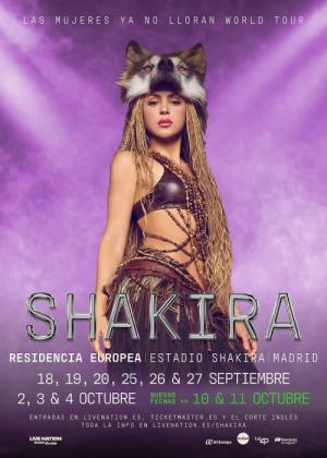 Concierto de Shakira en Madrid (18 de Septiembre)